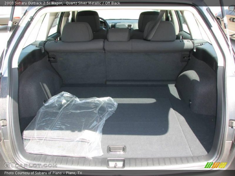 Quartz Silver Metallic / Off Black 2008 Subaru Outback 2.5i Wagon