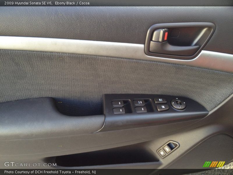 Ebony Black / Cocoa 2009 Hyundai Sonata SE V6