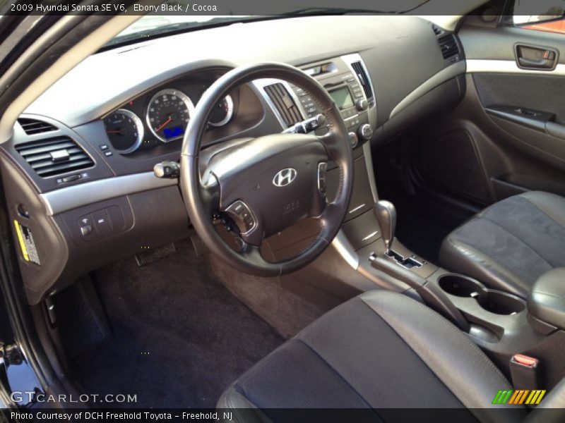 Cocoa Interior - 2009 Sonata SE V6 