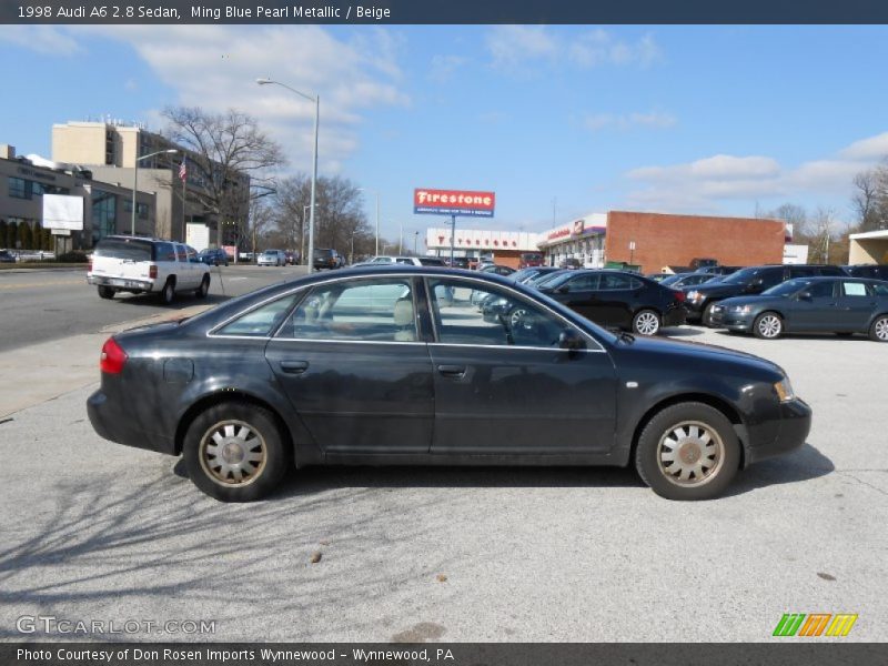 Ming Blue Pearl Metallic / Beige 1998 Audi A6 2.8 Sedan