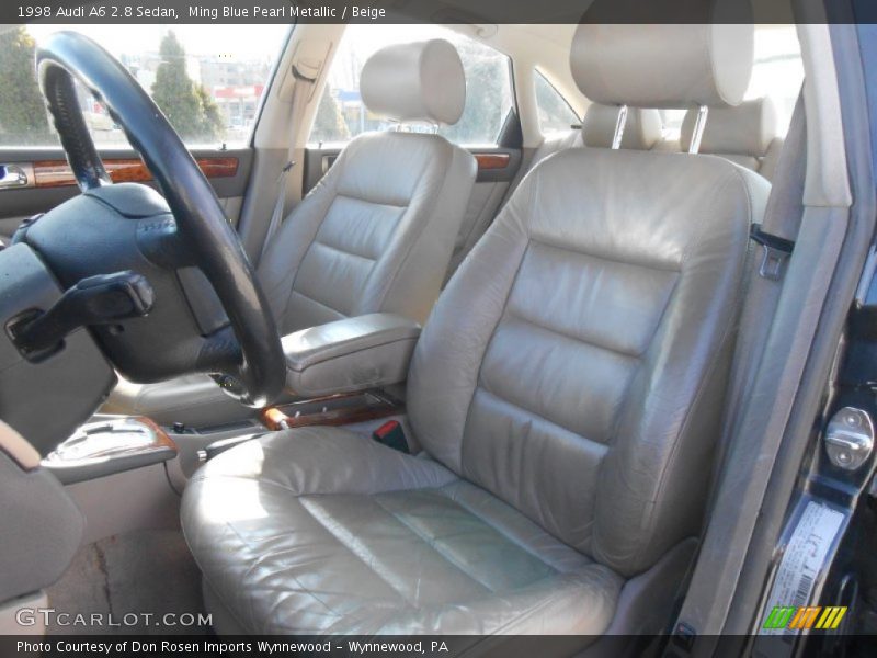 Front Seat of 1998 A6 2.8 Sedan