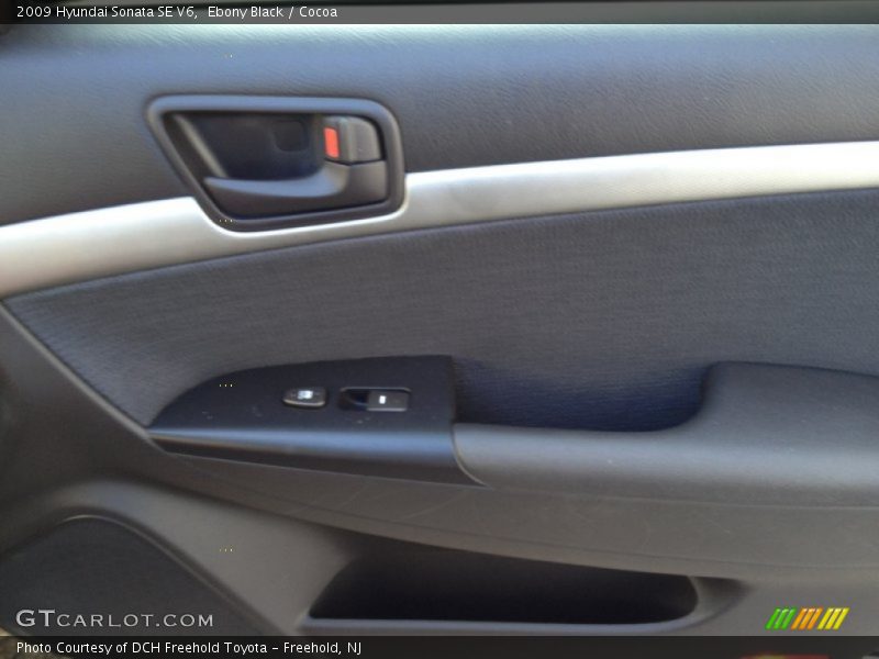Ebony Black / Cocoa 2009 Hyundai Sonata SE V6