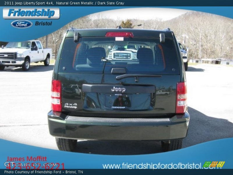 Natural Green Metallic / Dark Slate Gray 2011 Jeep Liberty Sport 4x4