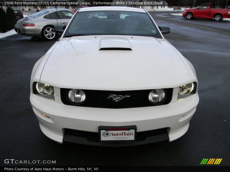 Performance White / Charcoal Black/Dove 2008 Ford Mustang GT/CS California Special Coupe