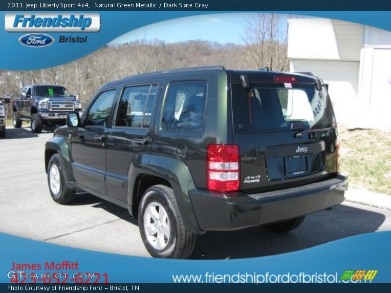 Natural Green Metallic / Dark Slate Gray 2011 Jeep Liberty Sport 4x4