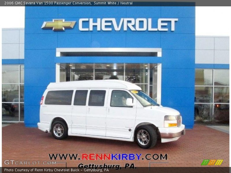 Summit White / Neutral 2006 GMC Savana Van 1500 Passenger Conversion