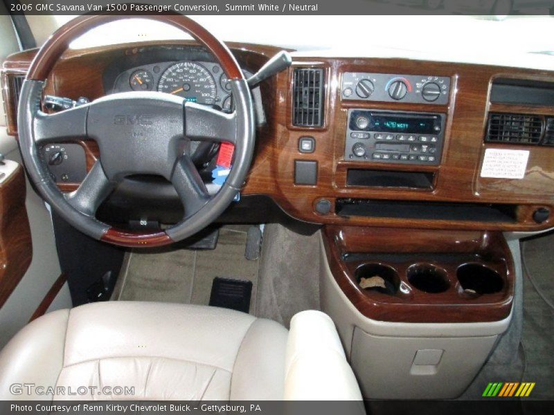 Dashboard of 2006 Savana Van 1500 Passenger Conversion