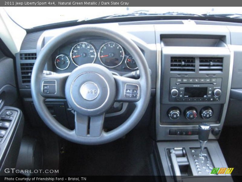 Natural Green Metallic / Dark Slate Gray 2011 Jeep Liberty Sport 4x4