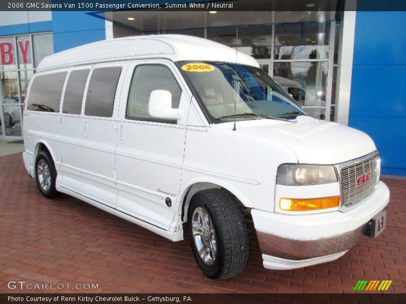 Summit White / Neutral 2006 GMC Savana Van 1500 Passenger Conversion