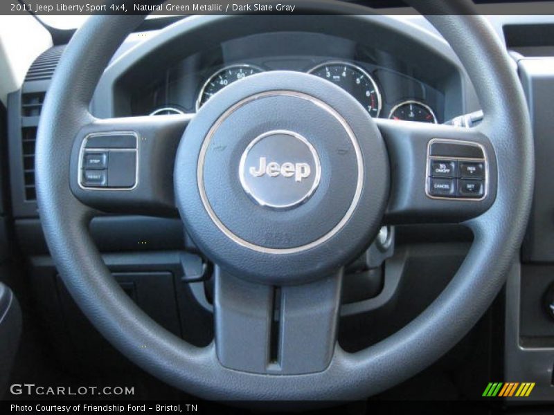Natural Green Metallic / Dark Slate Gray 2011 Jeep Liberty Sport 4x4