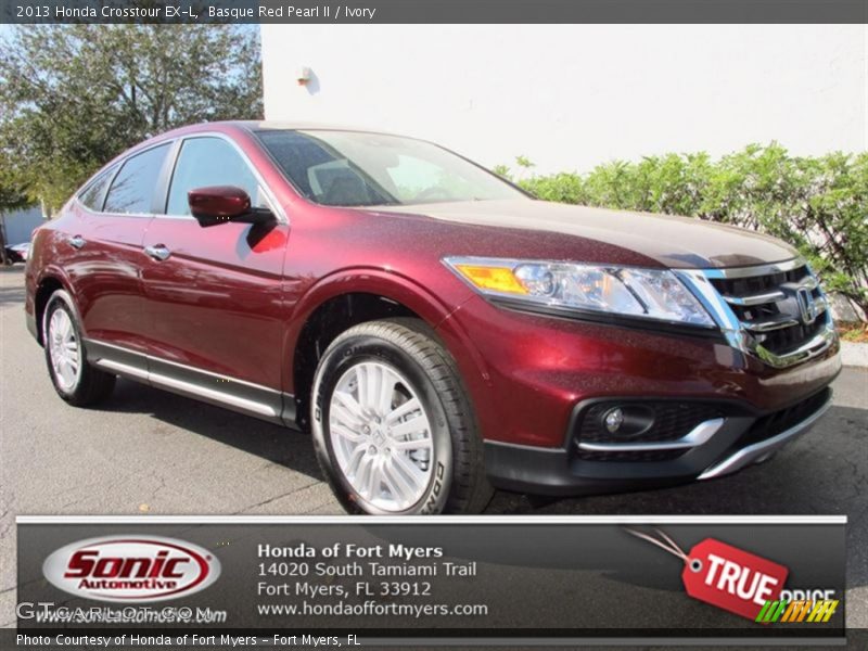 Basque Red Pearl II / Ivory 2013 Honda Crosstour EX-L