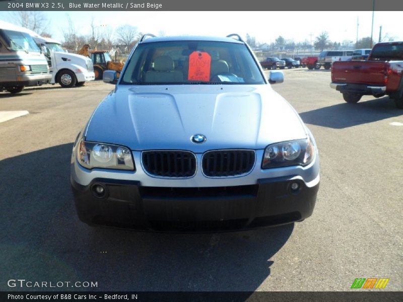 Blue Water Metallic / Sand Beige 2004 BMW X3 2.5i