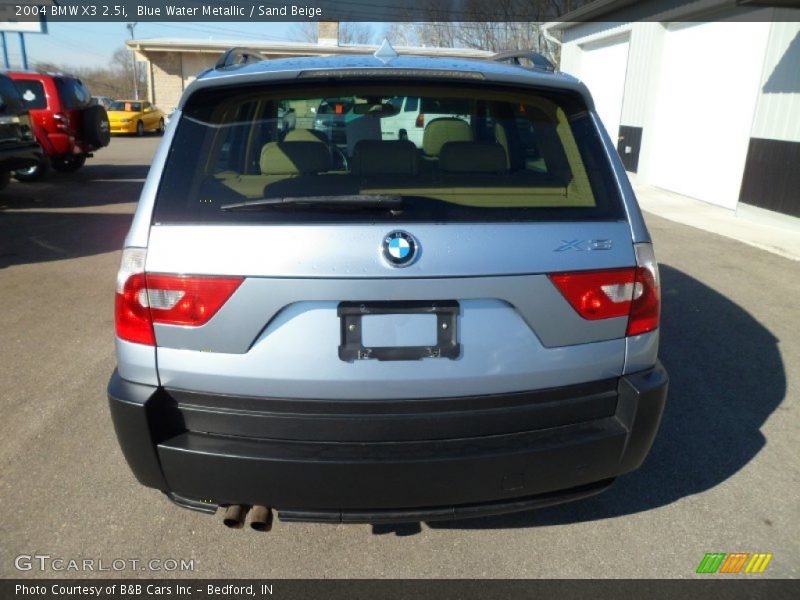 Blue Water Metallic / Sand Beige 2004 BMW X3 2.5i