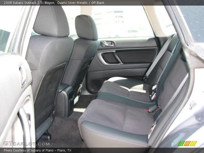 Quartz Silver Metallic / Off Black 2008 Subaru Outback 2.5i Wagon