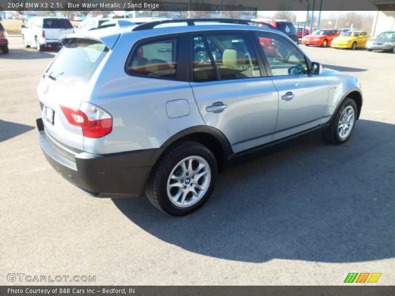 Blue Water Metallic / Sand Beige 2004 BMW X3 2.5i