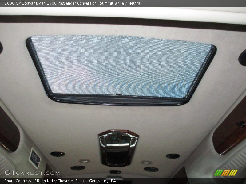Sunroof of 2006 Savana Van 1500 Passenger Conversion