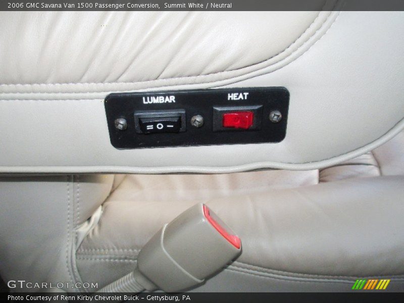 Controls of 2006 Savana Van 1500 Passenger Conversion