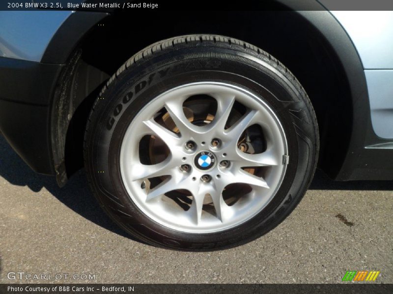 Blue Water Metallic / Sand Beige 2004 BMW X3 2.5i