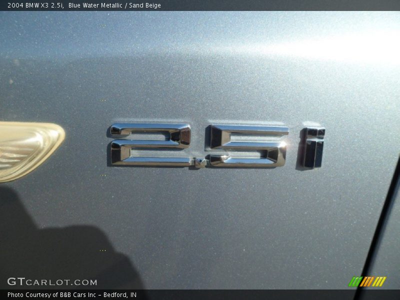 Blue Water Metallic / Sand Beige 2004 BMW X3 2.5i