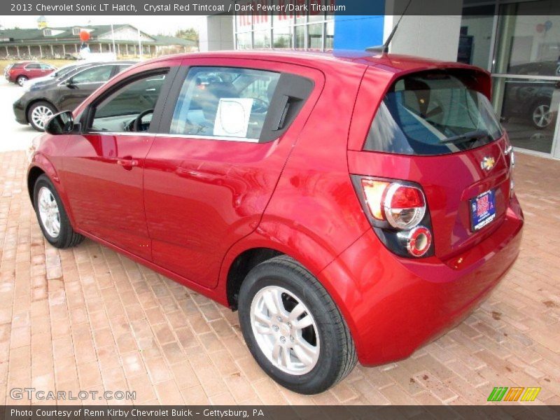 Crystal Red Tintcoat / Dark Pewter/Dark Titanium 2013 Chevrolet Sonic LT Hatch