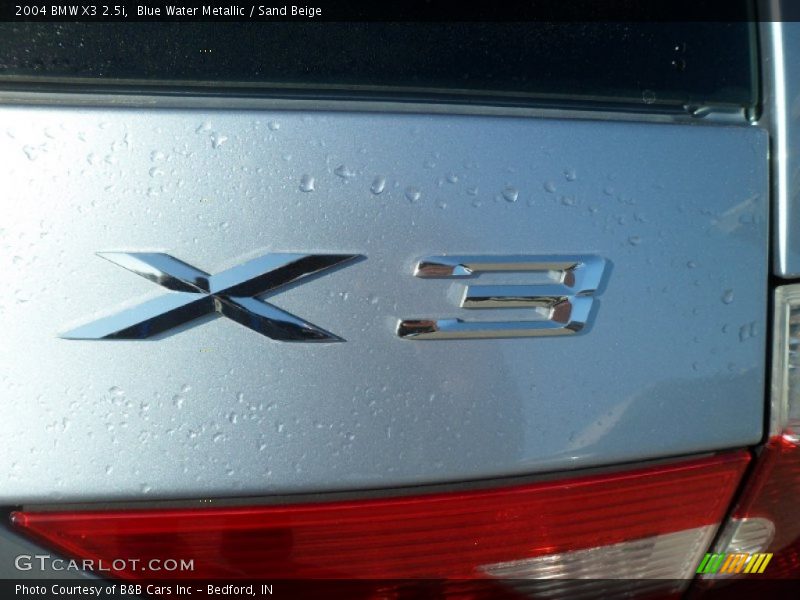 Blue Water Metallic / Sand Beige 2004 BMW X3 2.5i
