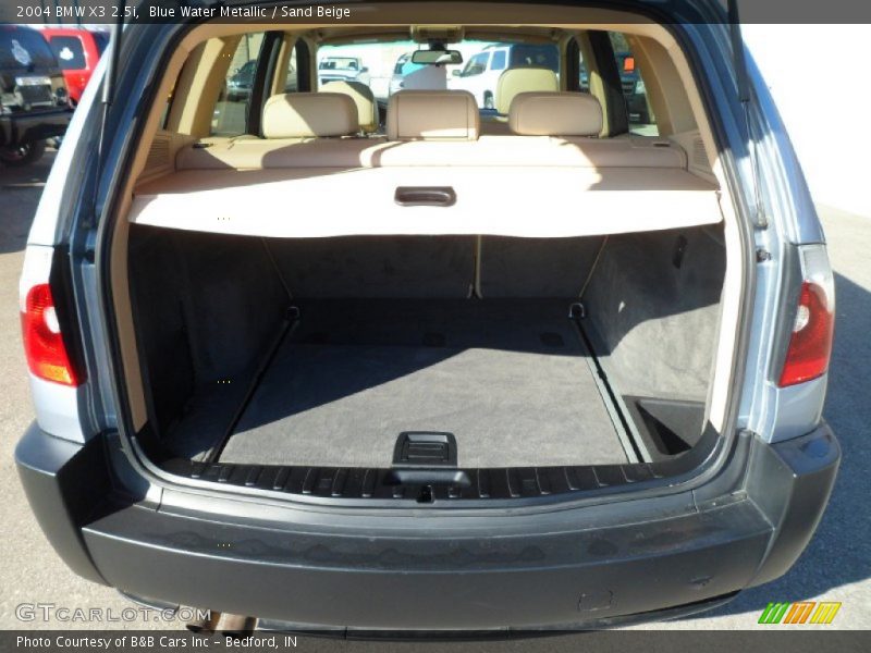 Blue Water Metallic / Sand Beige 2004 BMW X3 2.5i