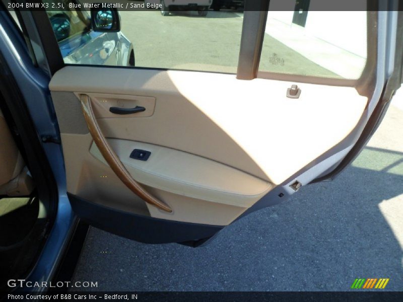 Blue Water Metallic / Sand Beige 2004 BMW X3 2.5i