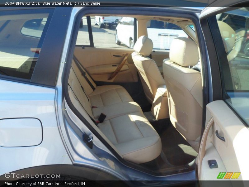 Blue Water Metallic / Sand Beige 2004 BMW X3 2.5i