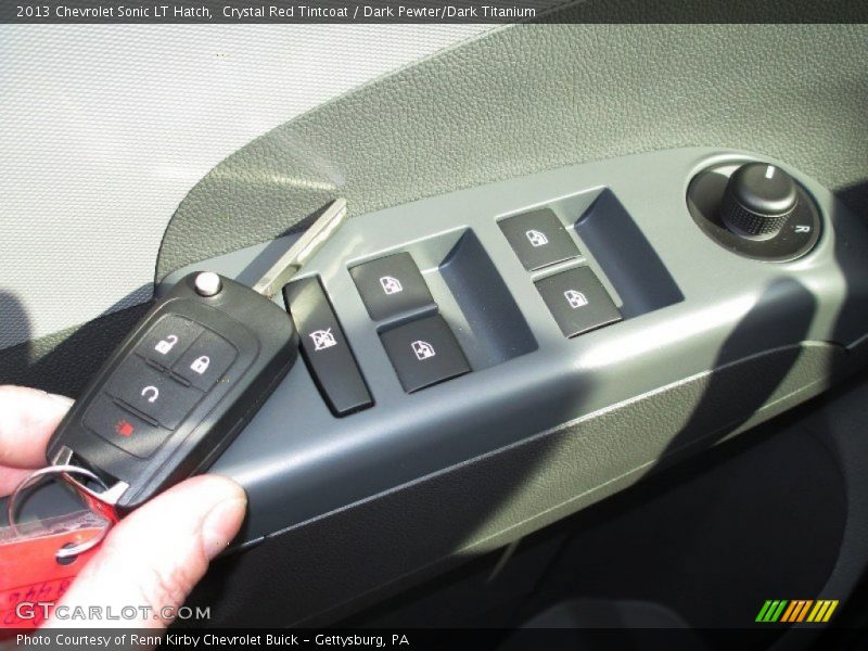 Crystal Red Tintcoat / Dark Pewter/Dark Titanium 2013 Chevrolet Sonic LT Hatch