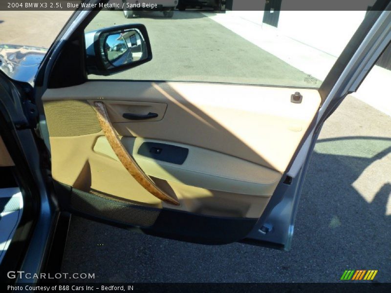 Blue Water Metallic / Sand Beige 2004 BMW X3 2.5i