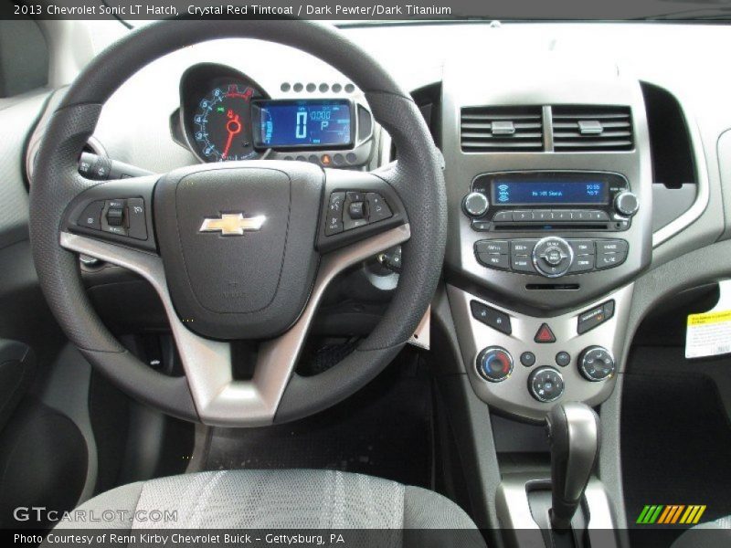 Crystal Red Tintcoat / Dark Pewter/Dark Titanium 2013 Chevrolet Sonic LT Hatch