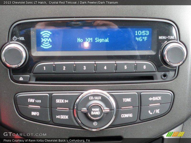 Crystal Red Tintcoat / Dark Pewter/Dark Titanium 2013 Chevrolet Sonic LT Hatch