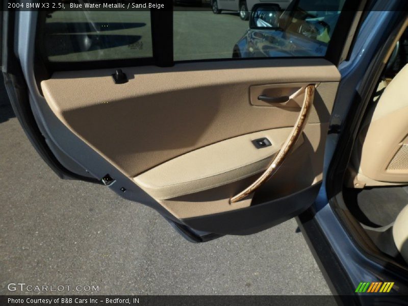 Blue Water Metallic / Sand Beige 2004 BMW X3 2.5i