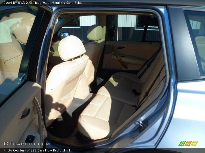 Blue Water Metallic / Sand Beige 2004 BMW X3 2.5i