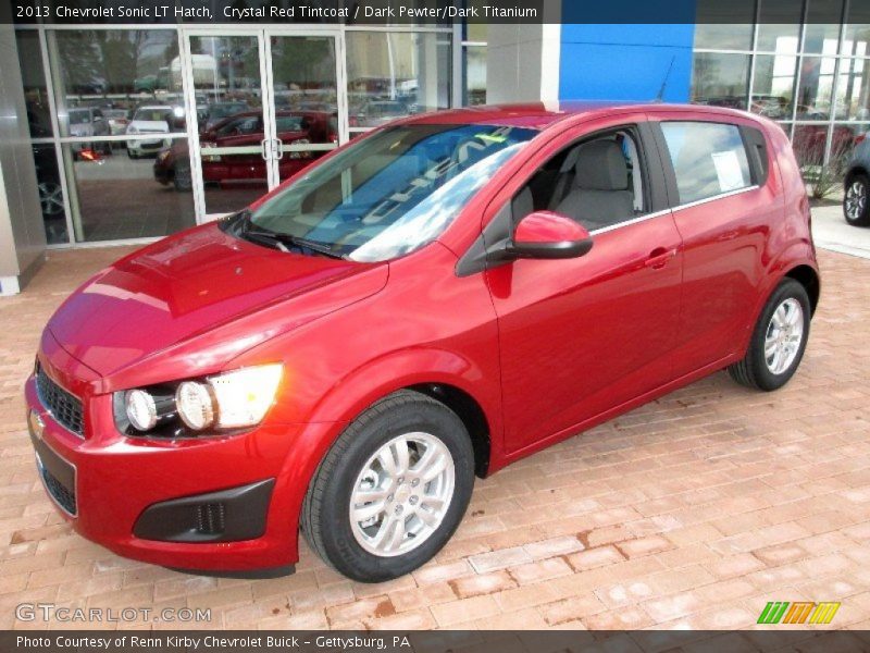 Crystal Red Tintcoat / Dark Pewter/Dark Titanium 2013 Chevrolet Sonic LT Hatch