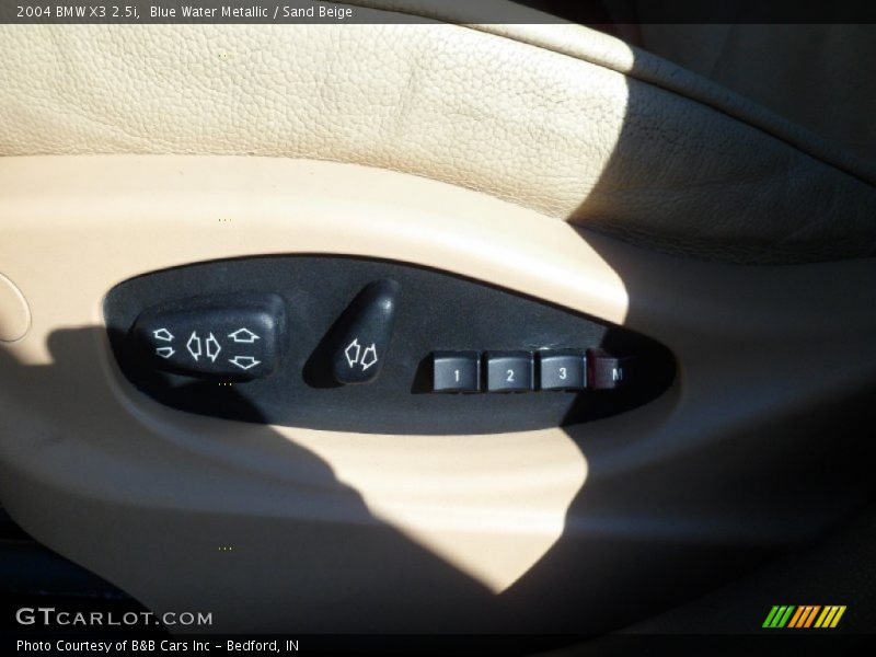 Blue Water Metallic / Sand Beige 2004 BMW X3 2.5i