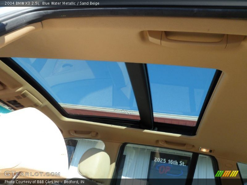 Blue Water Metallic / Sand Beige 2004 BMW X3 2.5i
