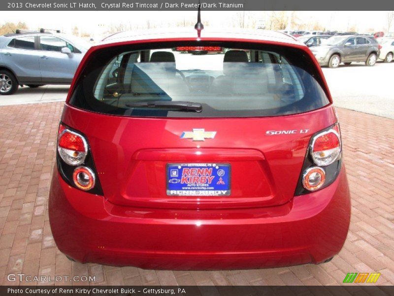 Crystal Red Tintcoat / Dark Pewter/Dark Titanium 2013 Chevrolet Sonic LT Hatch