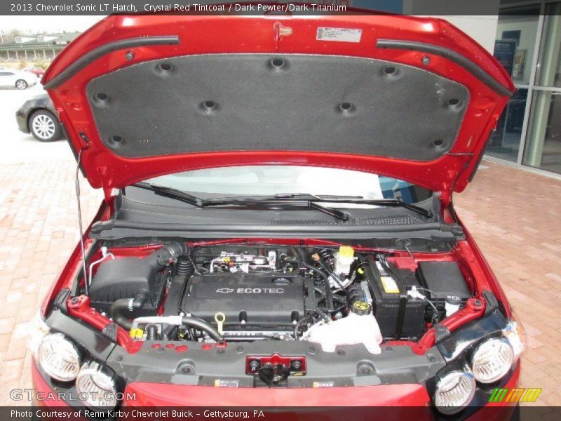 Crystal Red Tintcoat / Dark Pewter/Dark Titanium 2013 Chevrolet Sonic LT Hatch