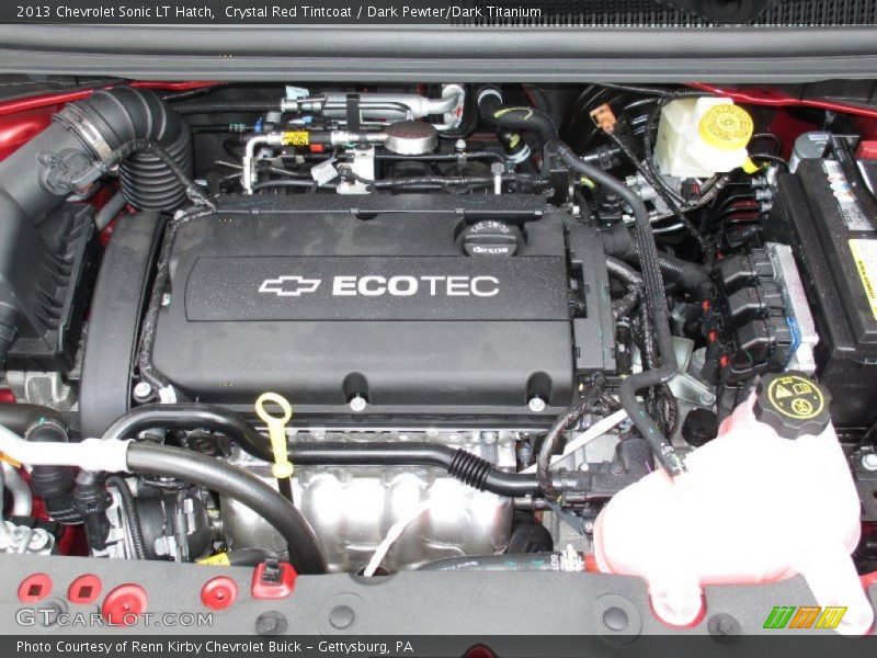 Crystal Red Tintcoat / Dark Pewter/Dark Titanium 2013 Chevrolet Sonic LT Hatch