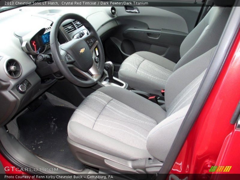 Crystal Red Tintcoat / Dark Pewter/Dark Titanium 2013 Chevrolet Sonic LT Hatch