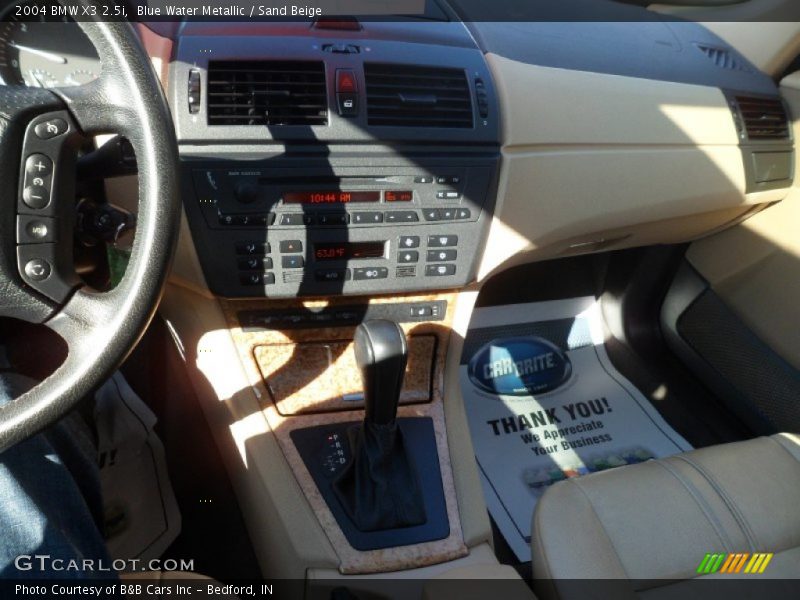 Blue Water Metallic / Sand Beige 2004 BMW X3 2.5i