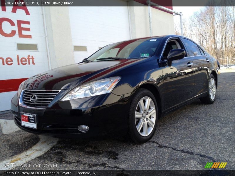 Black Onyx / Black 2007 Lexus ES 350