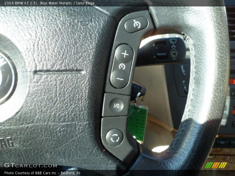 Blue Water Metallic / Sand Beige 2004 BMW X3 2.5i