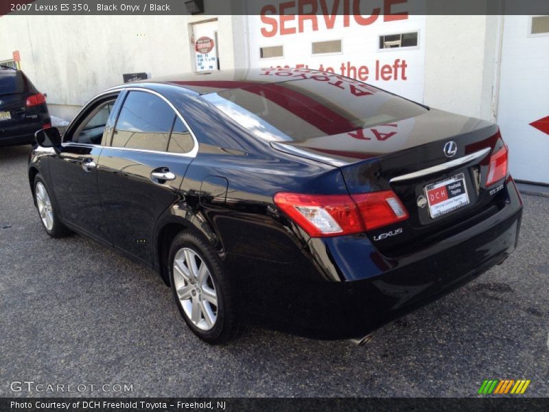 Black Onyx / Black 2007 Lexus ES 350