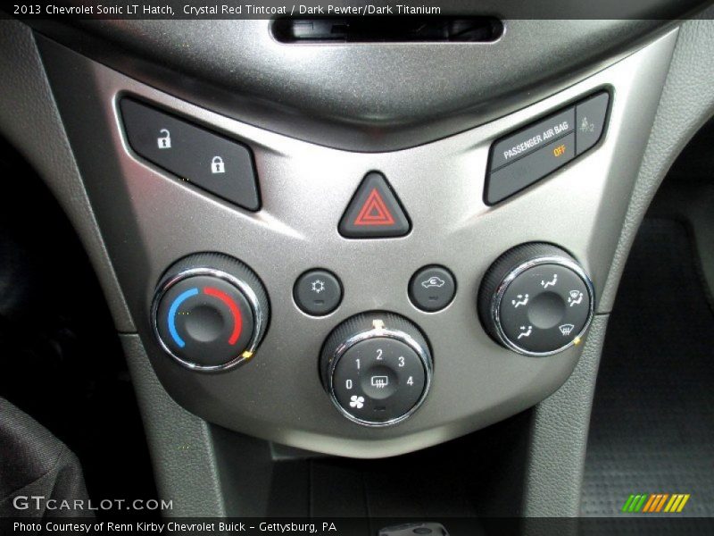 Crystal Red Tintcoat / Dark Pewter/Dark Titanium 2013 Chevrolet Sonic LT Hatch