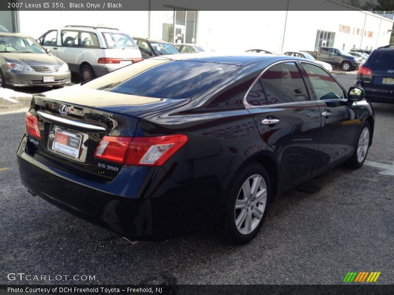 Black Onyx / Black 2007 Lexus ES 350