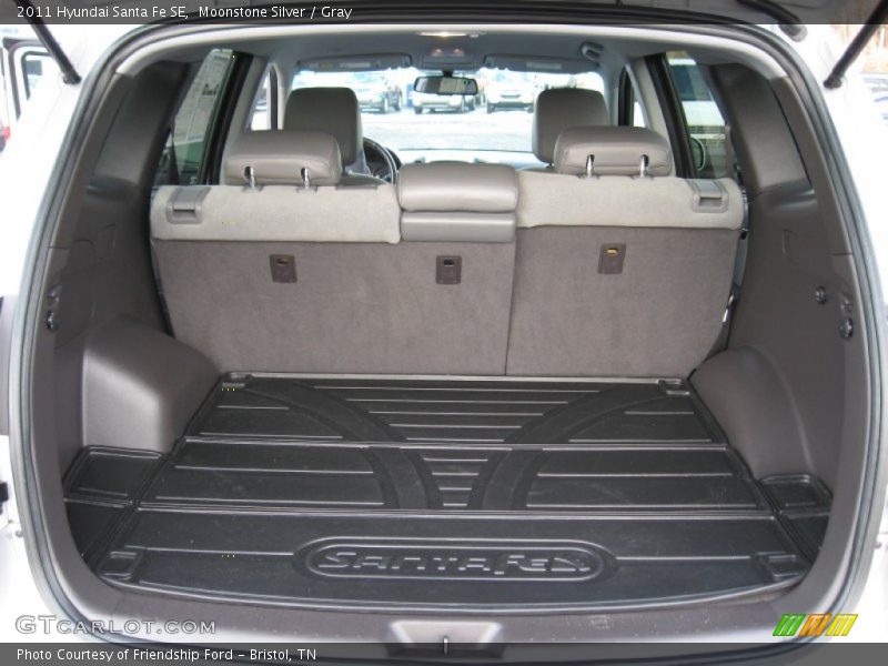 Moonstone Silver / Gray 2011 Hyundai Santa Fe SE