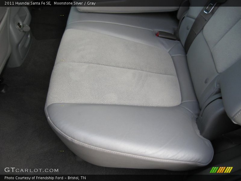 Moonstone Silver / Gray 2011 Hyundai Santa Fe SE