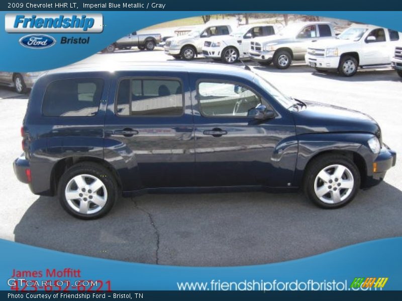 Imperial Blue Metallic / Gray 2009 Chevrolet HHR LT